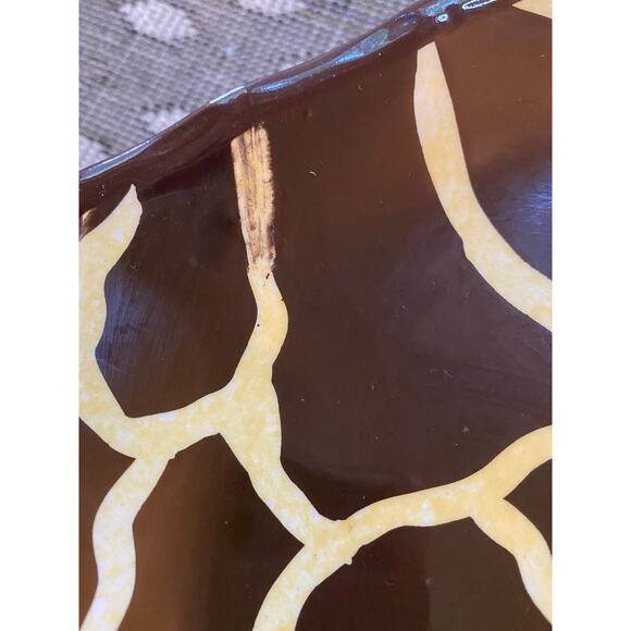 Roscher Giraffe Collection Octagon 9” Dinner Plate Dishwasher & Microwave Safe - Picture 10 of 13